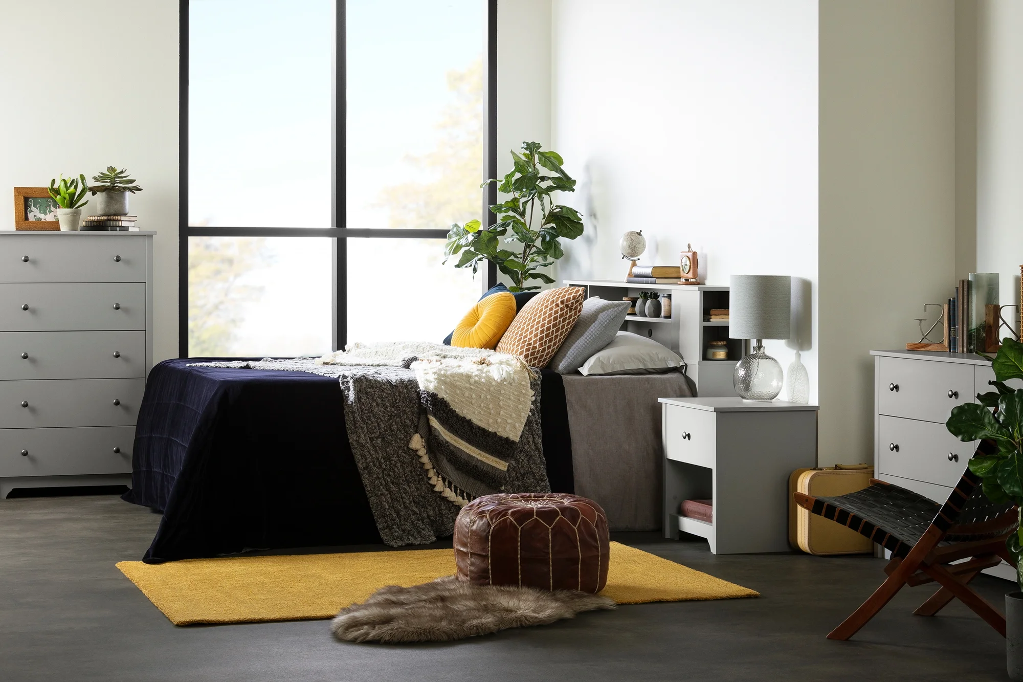 South Shore Vito 6-Drawer Double Dresser, Gray