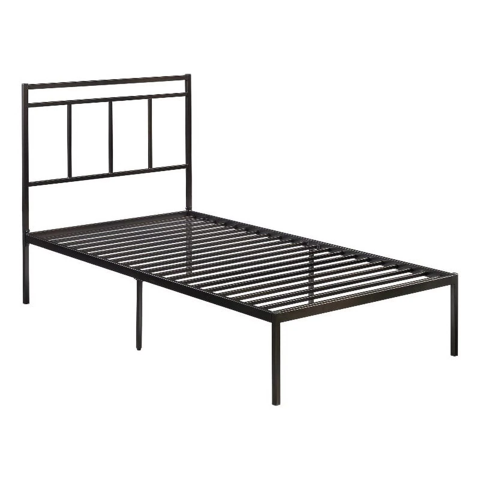 Sauder Cannery Bridge Metal Twin Platform Bed in Bronze Finish