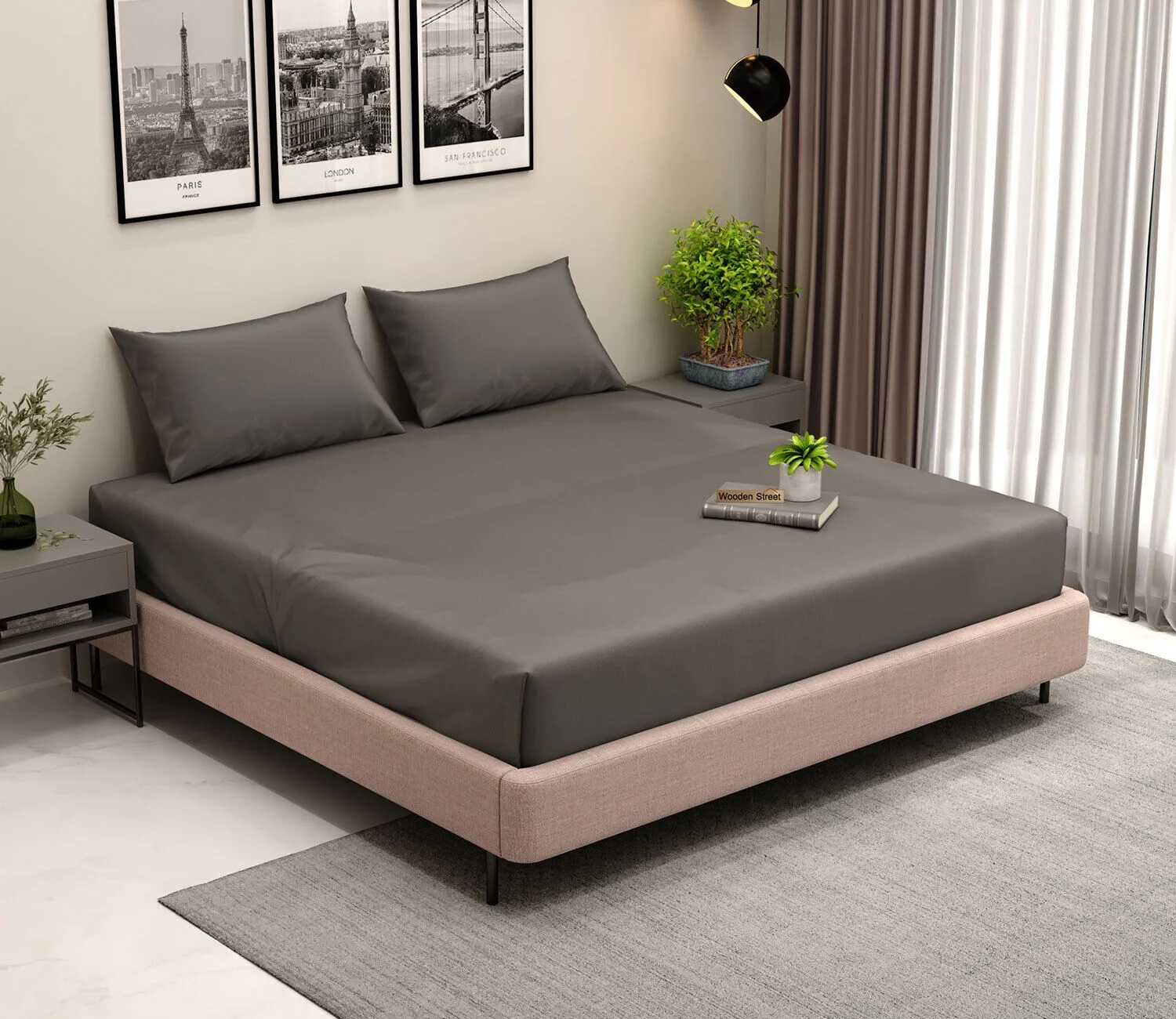 Queen Bedding Bamboo , New Year Gift Sheets, Deep Pockets 16