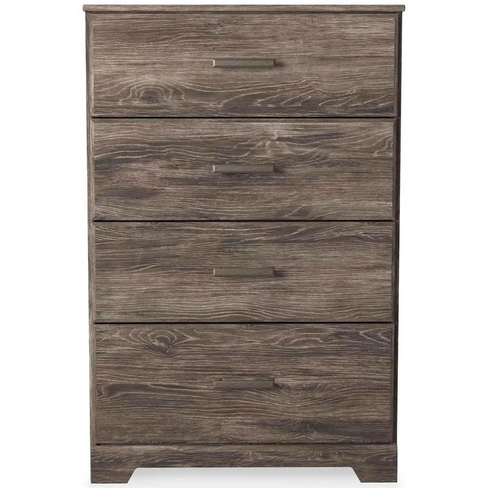 Bowery Hill Four Drawer Engineered Wood Chest in Gray
