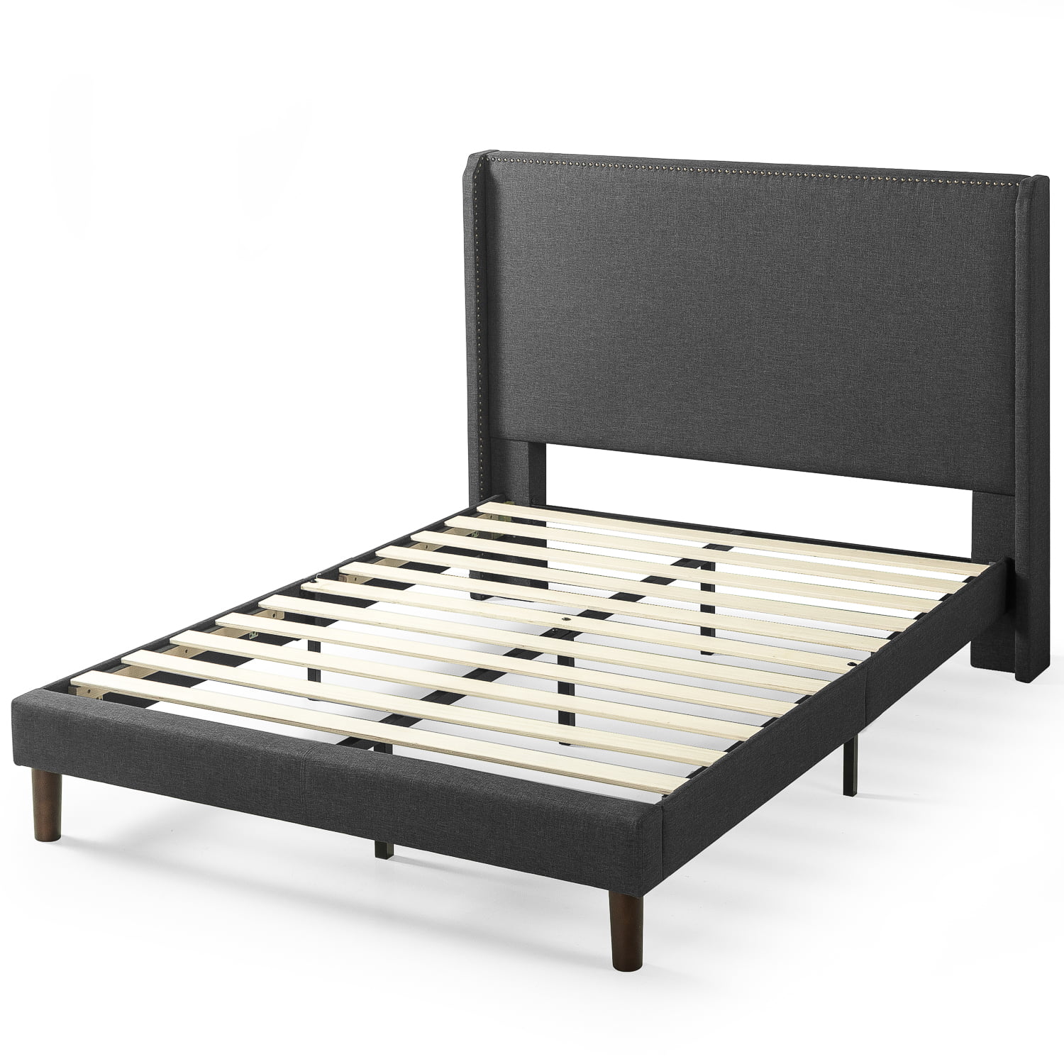 Zinus 51” Marcus Upholstered Platform Bed Frame, King