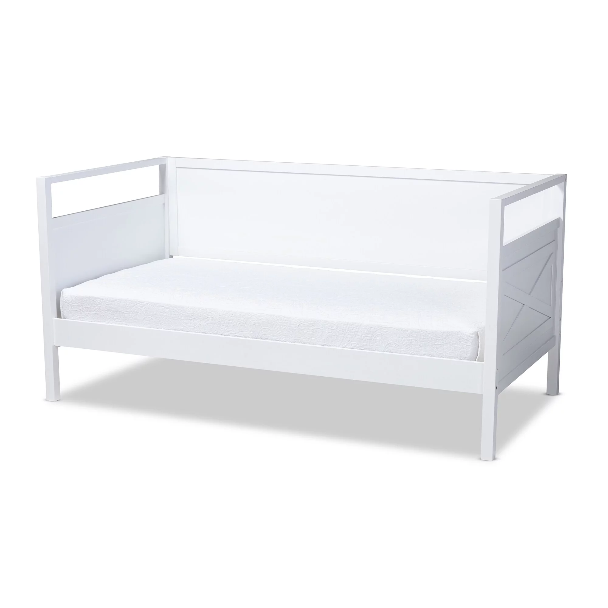 The Gray Barn Silver Fox Cottage Farmhouse Wood Daybed White
