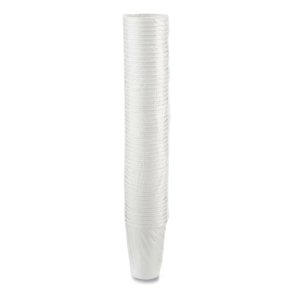 Dixie 2346W 16 oz. Paper Hot Cups - White (50/Sleeve, 20 Sleeves/Carton)