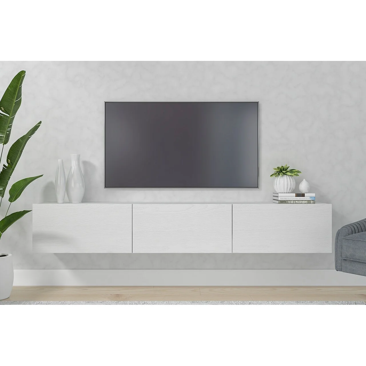 Ozge Floating Tv Stand for Tvs up to 85