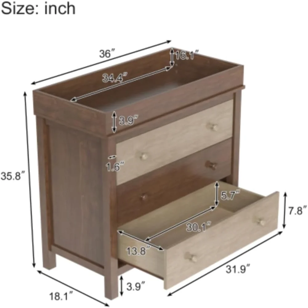 Brown with Detachable Dressing Table and Storage Table, Suitable for Storage Areas in Bedrooms, Kitchens, Living Rooms, and Restaurants