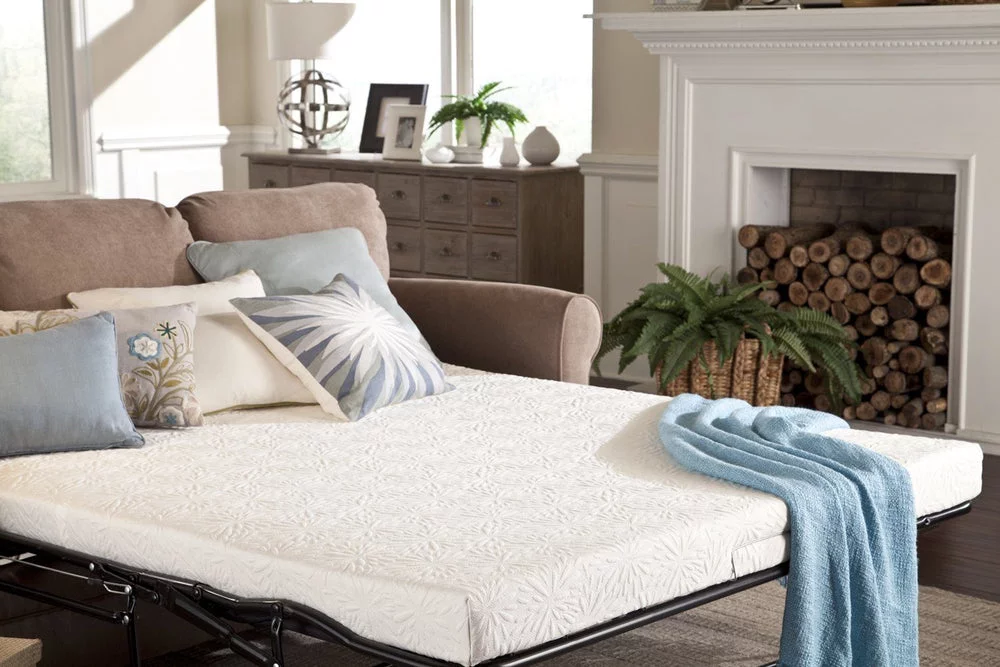 PlushBeds Cooling Sleeper Sofa Mattress with Gel Memory Foam - Full Wide