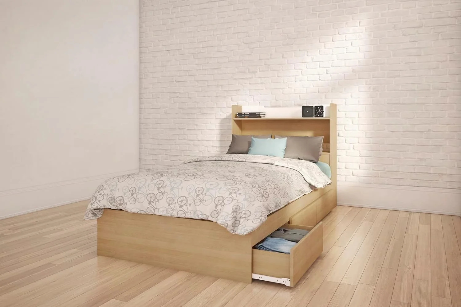 346139 Bookcase Headboard