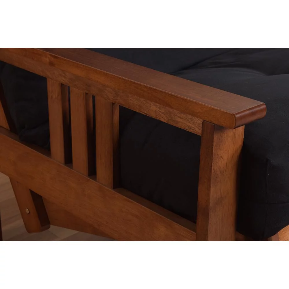 Monterey Frame-Barbados Finish-Suede Navy Mattress