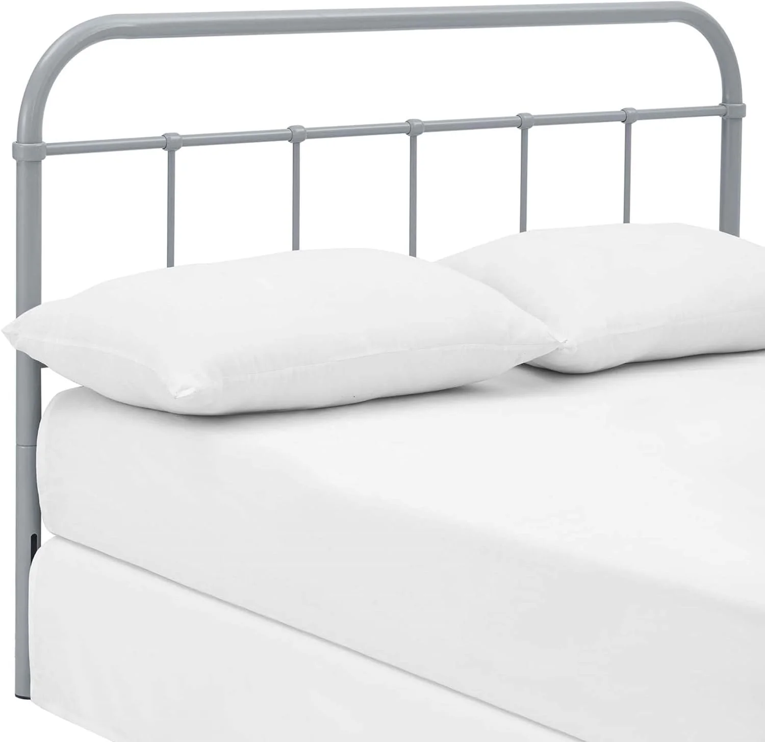 Serena Queen Steel Headboard - Gray