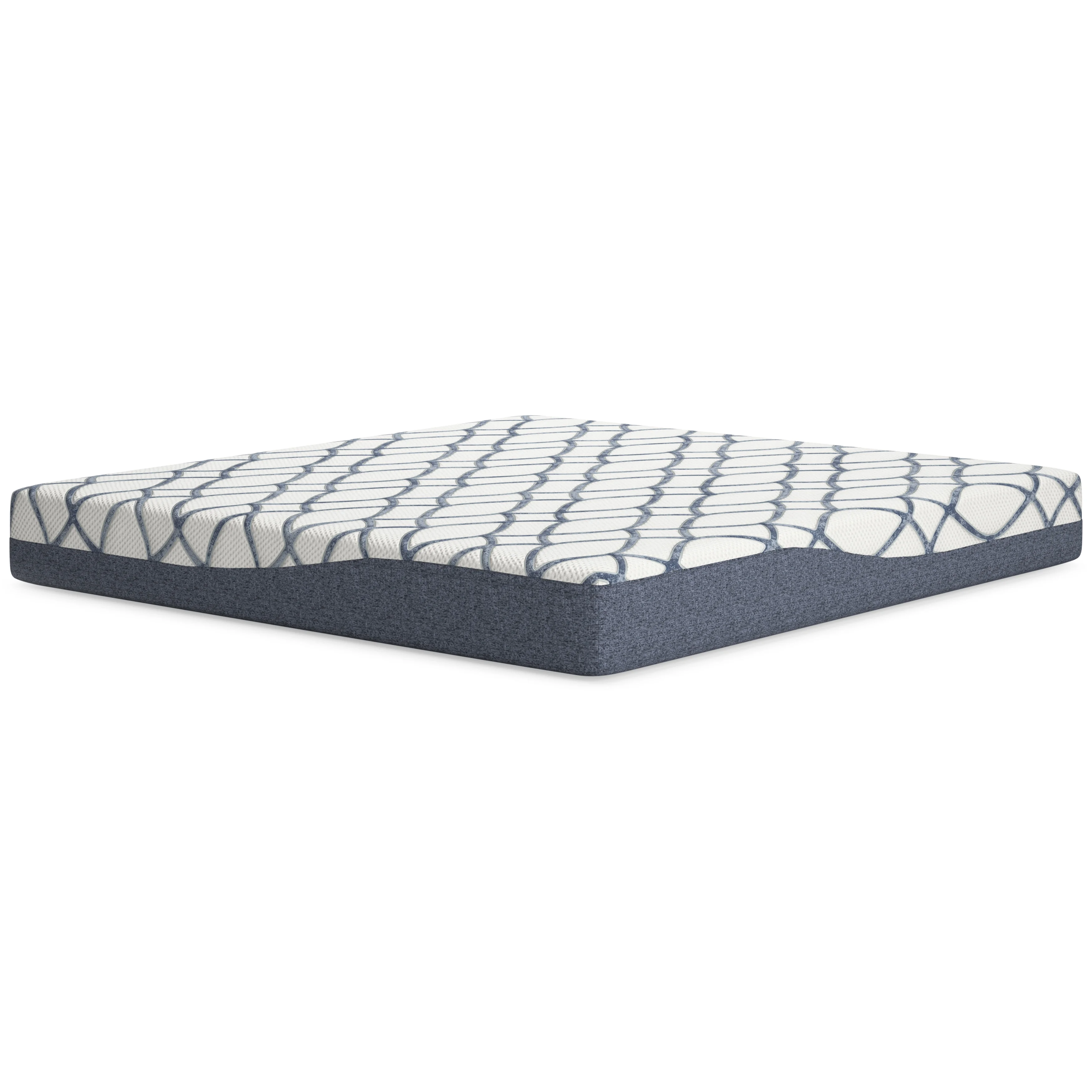 Signature Design by Ashley 10 Inch Chime Elite 2.0 King Mattress White/Blue