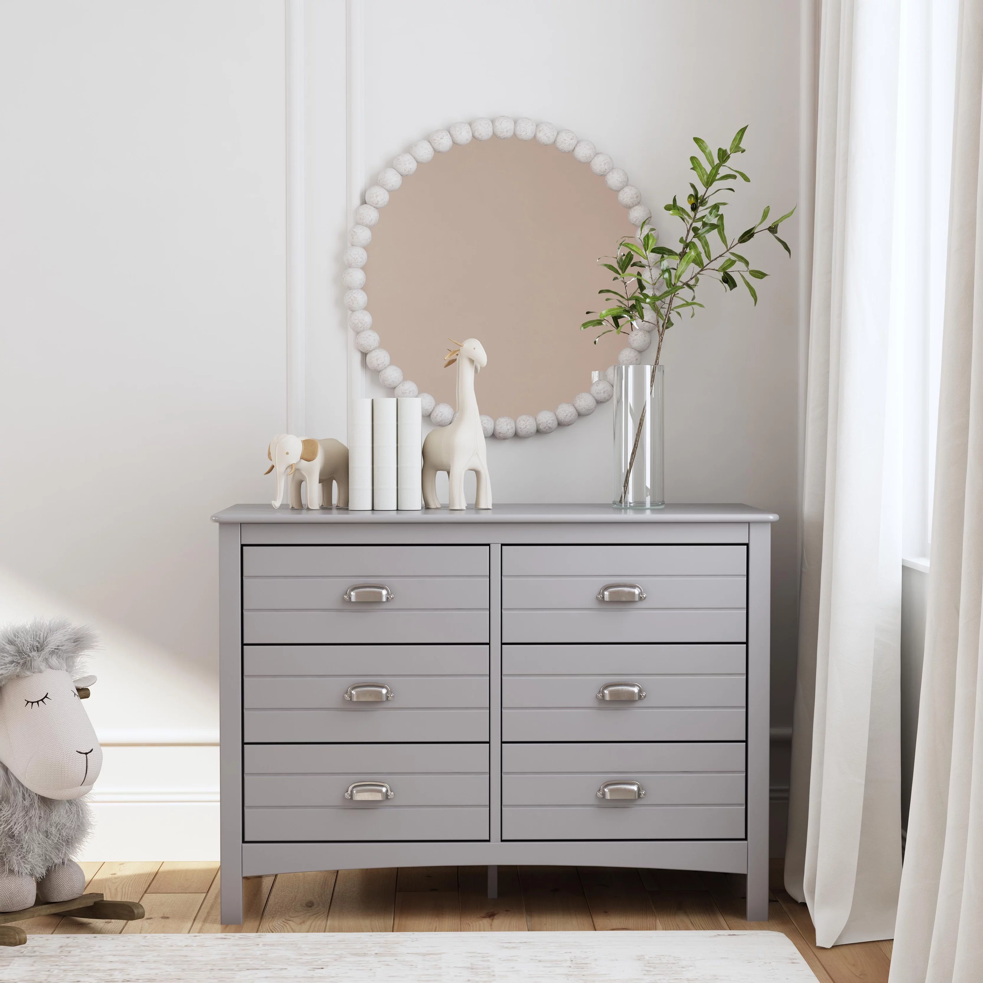 Carter's by DaVinci Nolan 6-Drawer Dresser in Grey