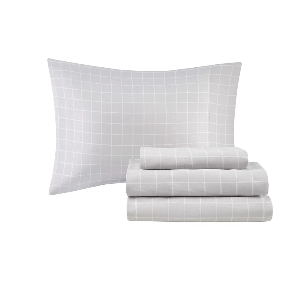 Gracie Mills Williamson Rustic 8-Piece Reversible Comforter Set with Bed Sheets - GRACE-13397