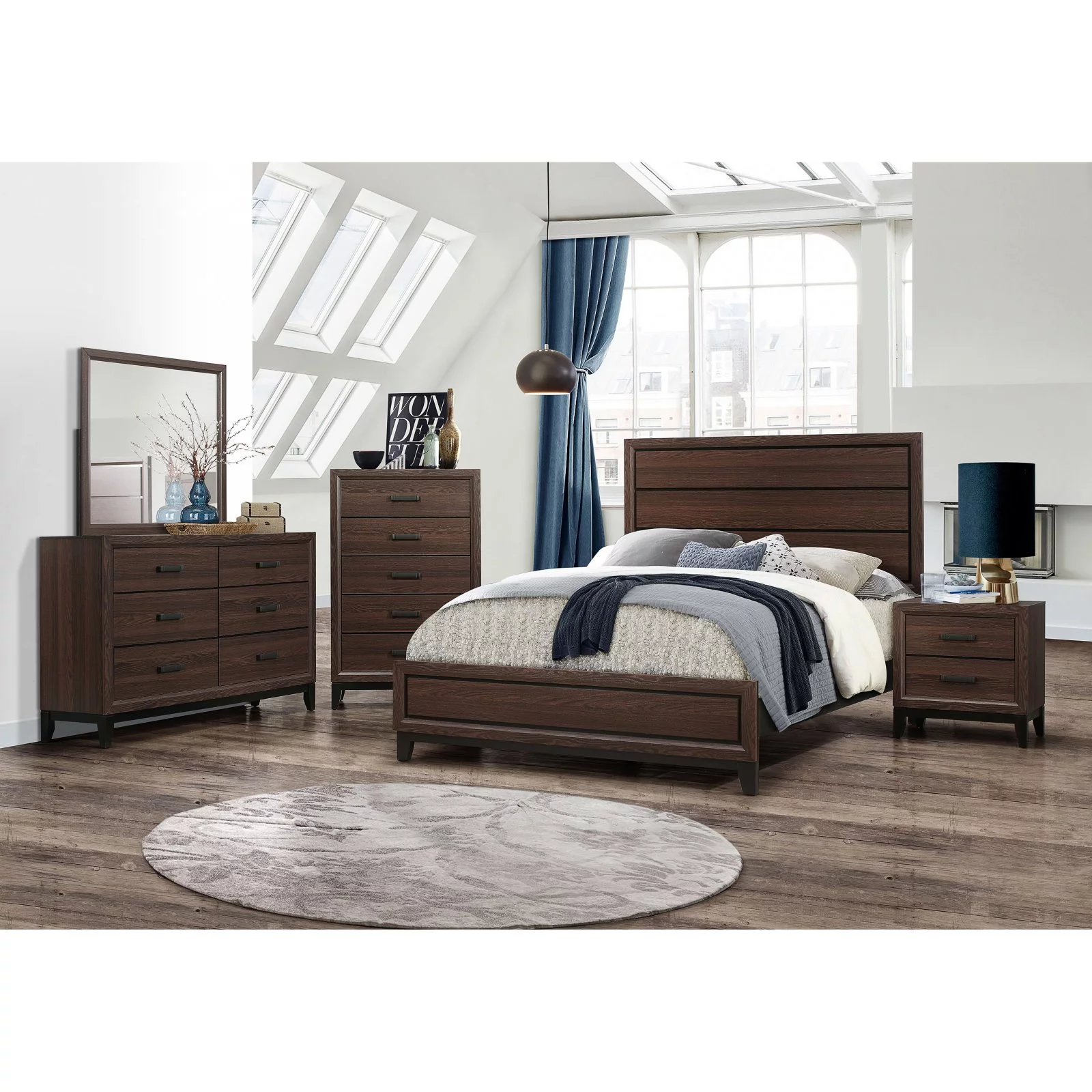 Tristate Apartment Furnishres Athens Bed - Queen Size