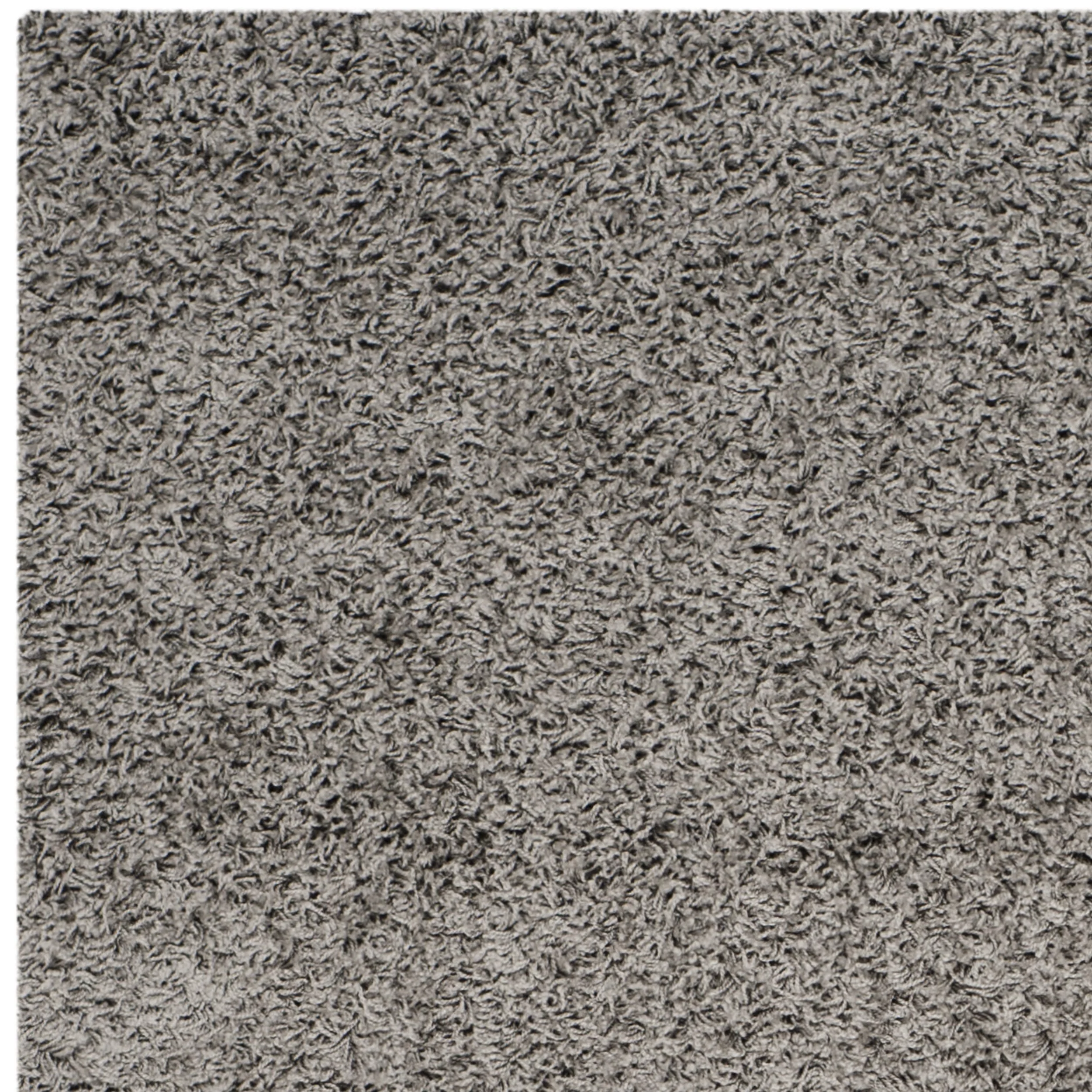 SAFAVIEH Athens Solid Plush Shag Area Rug, Light Grey, 10' x 14'