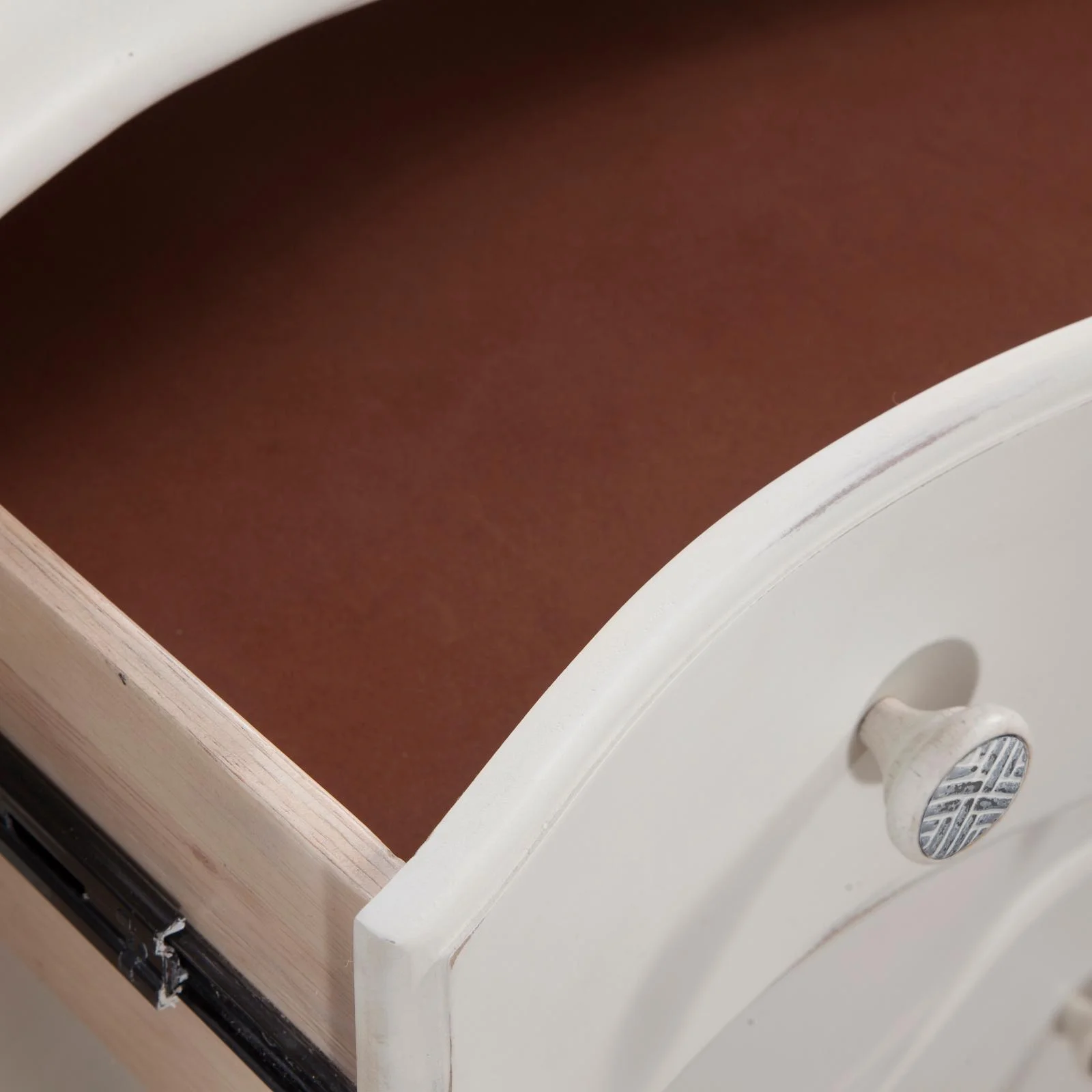 American Woodcrafters Rodanthe Dove White Wood Dresser and Mirror