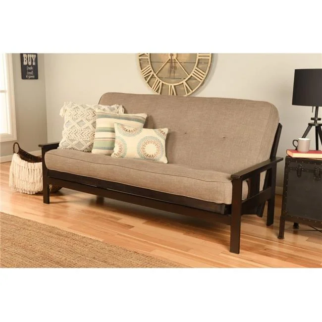 No. 6000 Linen Stone 276 Coil Hinged Mattress - Full Size