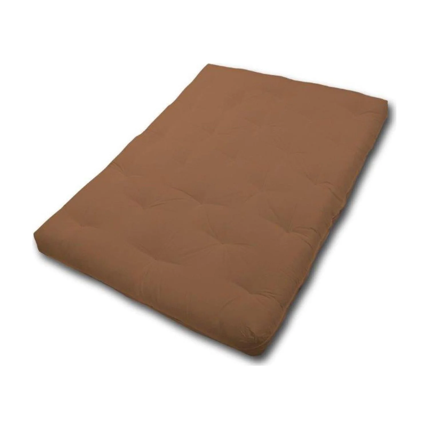 Donco Kids Futons PD-TOR-JA-F-KHA Torii Full Size Futon Mattress - Java & Khaki
