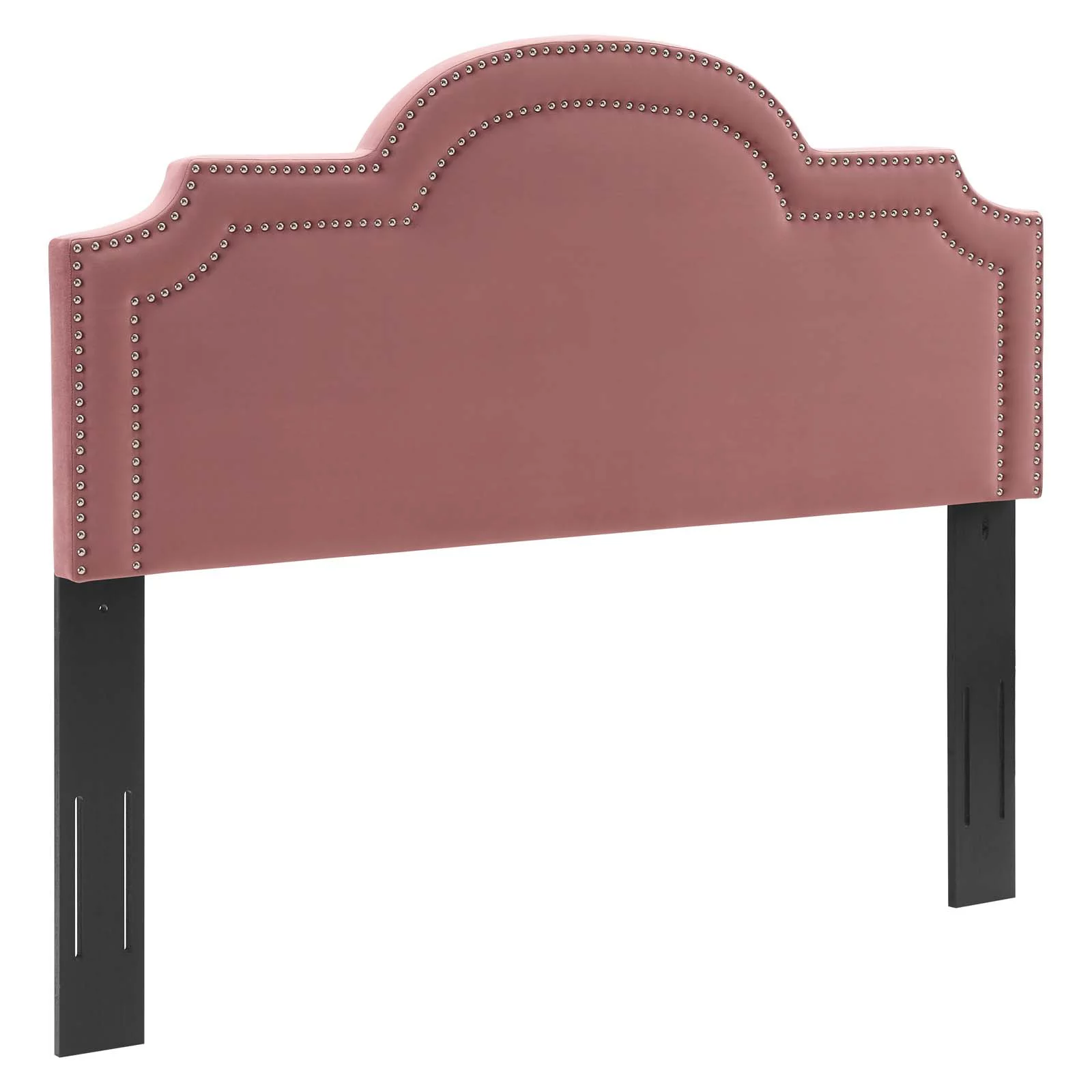 Modway Belinda Performance Velvet Full/Queen Headboard in Dusty Rose