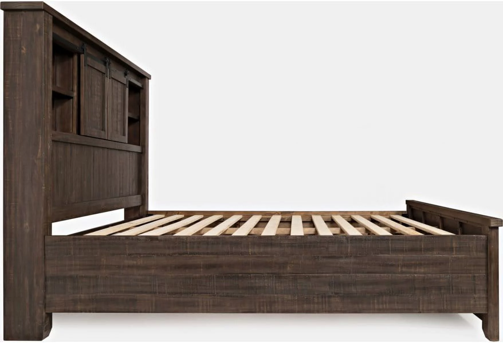 Madison County Rustic Reclaimed Pine Farmhouse Queen Barn Door Headboard