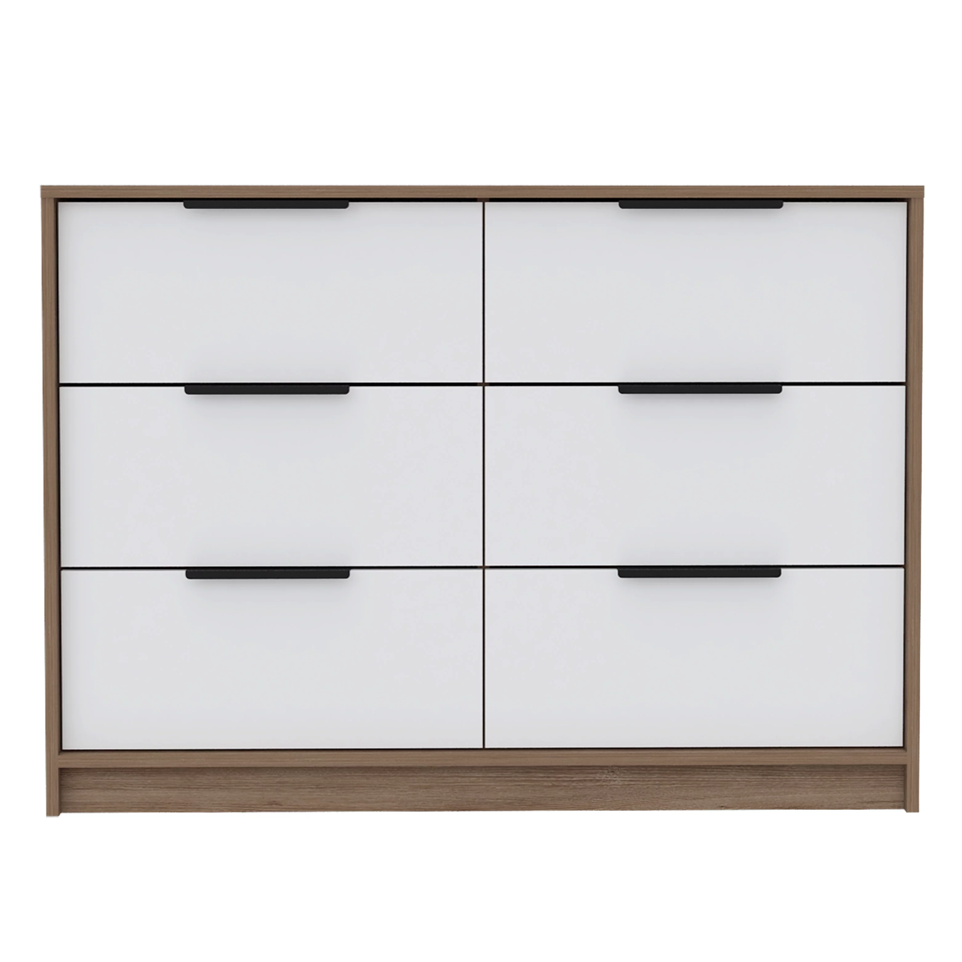 CoSoTower 4 Drawers Dresser, Superior Top -Pine / White