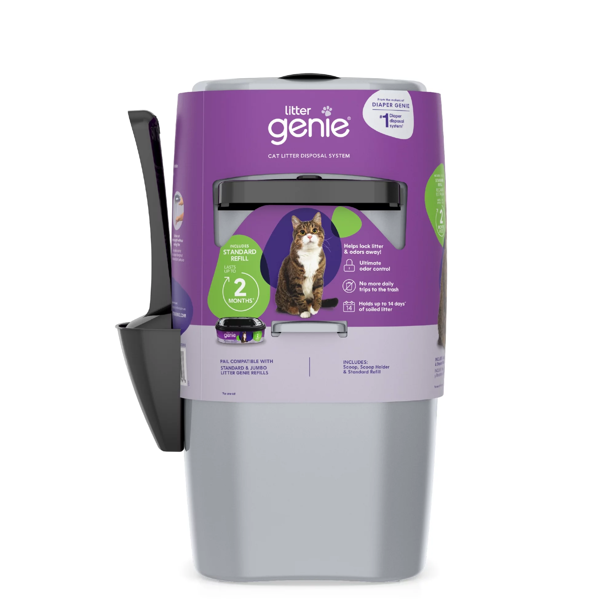 Litter Genie Cat Litter Disposal Odor Free Pail System