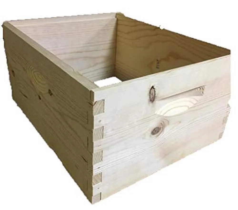 Deep Honey Bee Hive Body, Unassembled 10 Frame Body