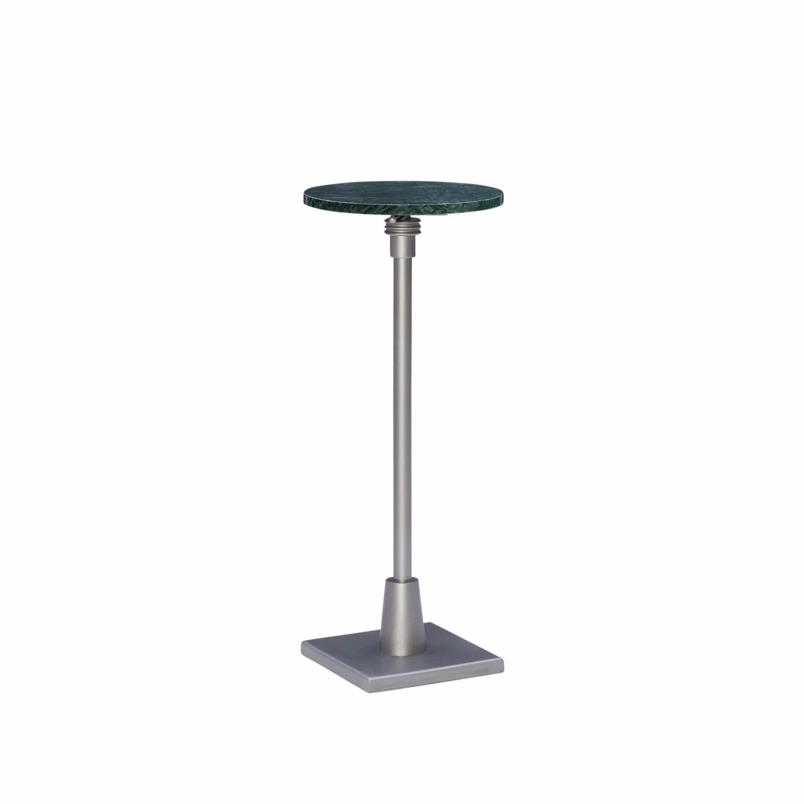 Powell Amyn Round Adjustable Height Drink Table - Gold with Sandy Marble Top