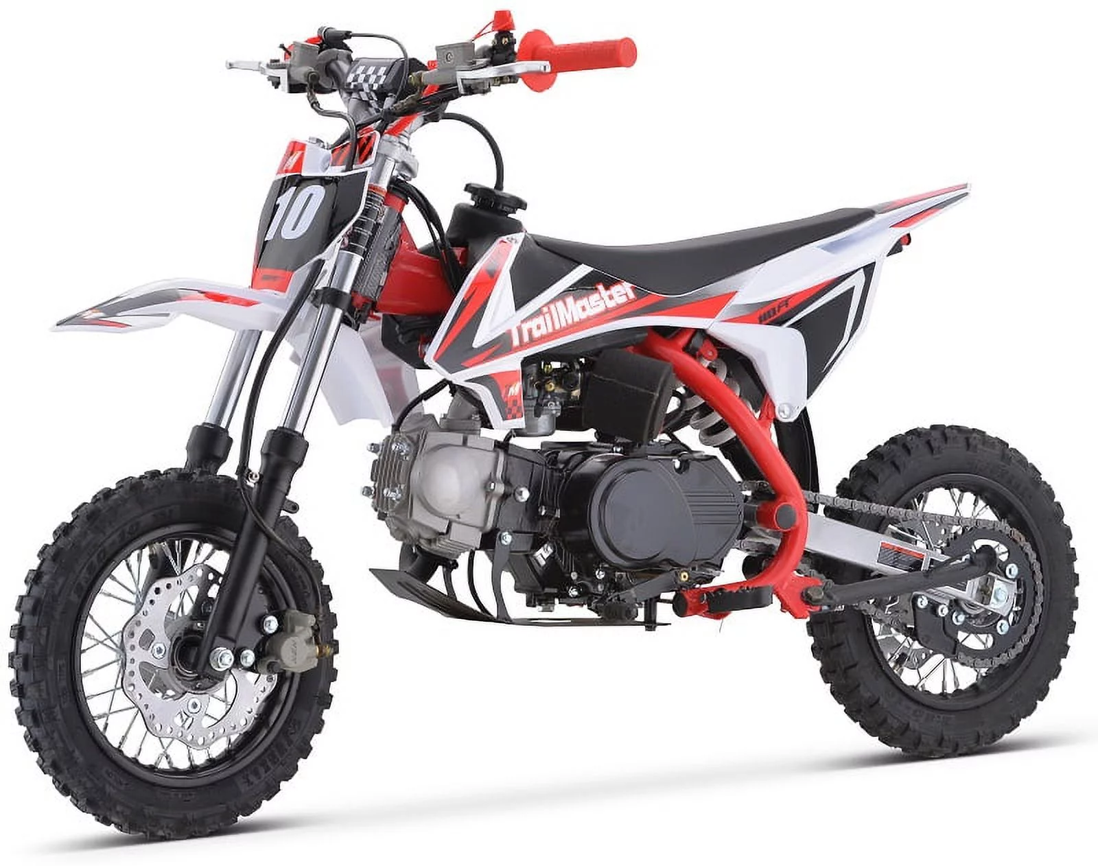 RED-TRAILMASTER TM10 110CC DIRT BIKE, AUTOMATIC 4-STROKE