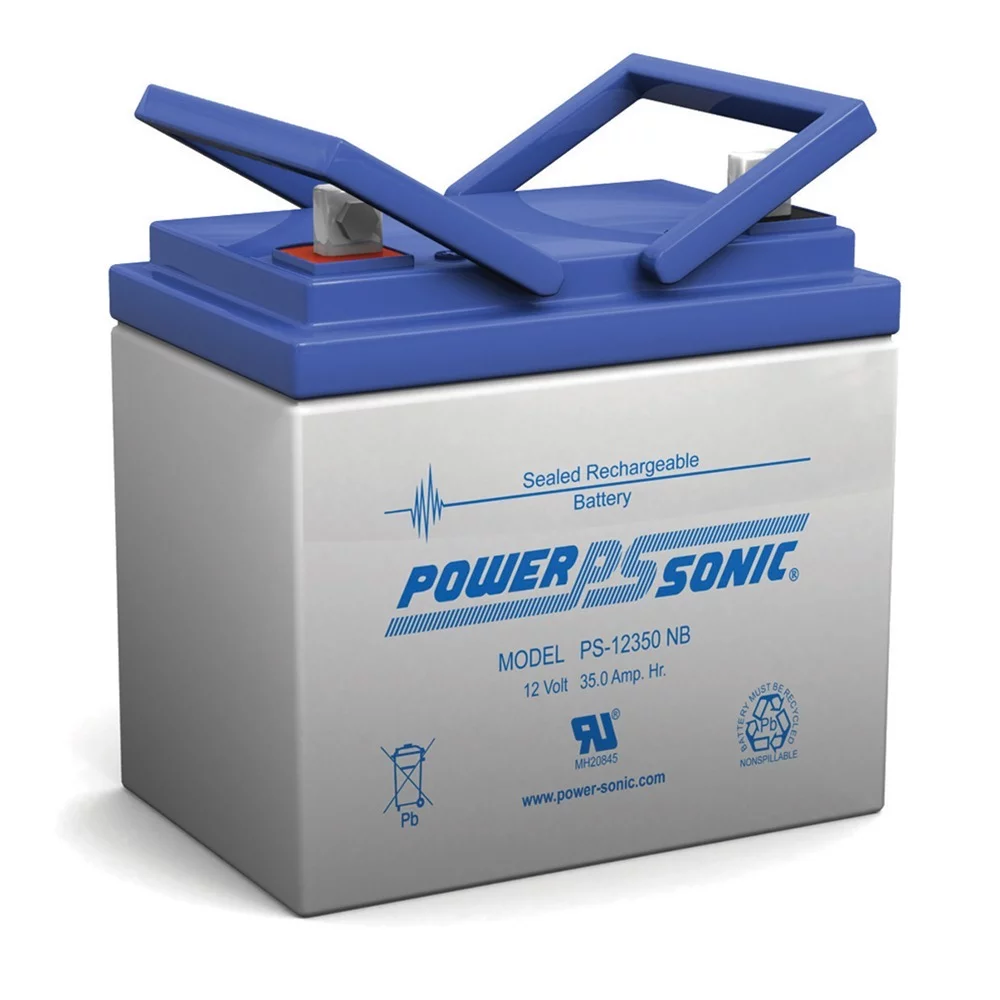 POWER-SONIC PS-12350 12Volt Generator Battery 12v 35ah SLA