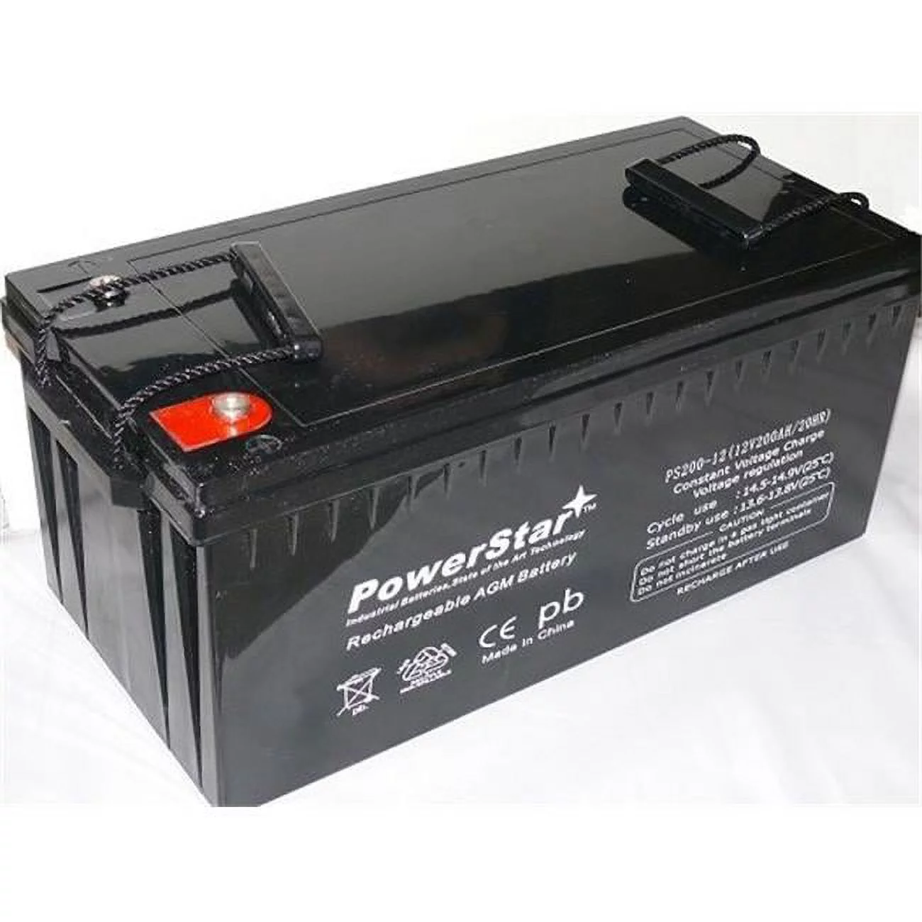 PowerStar PS200-12-9 12v 200AH 4D Deep Cycle Replacement SLA & AGM Battery, 2 Year Warranty