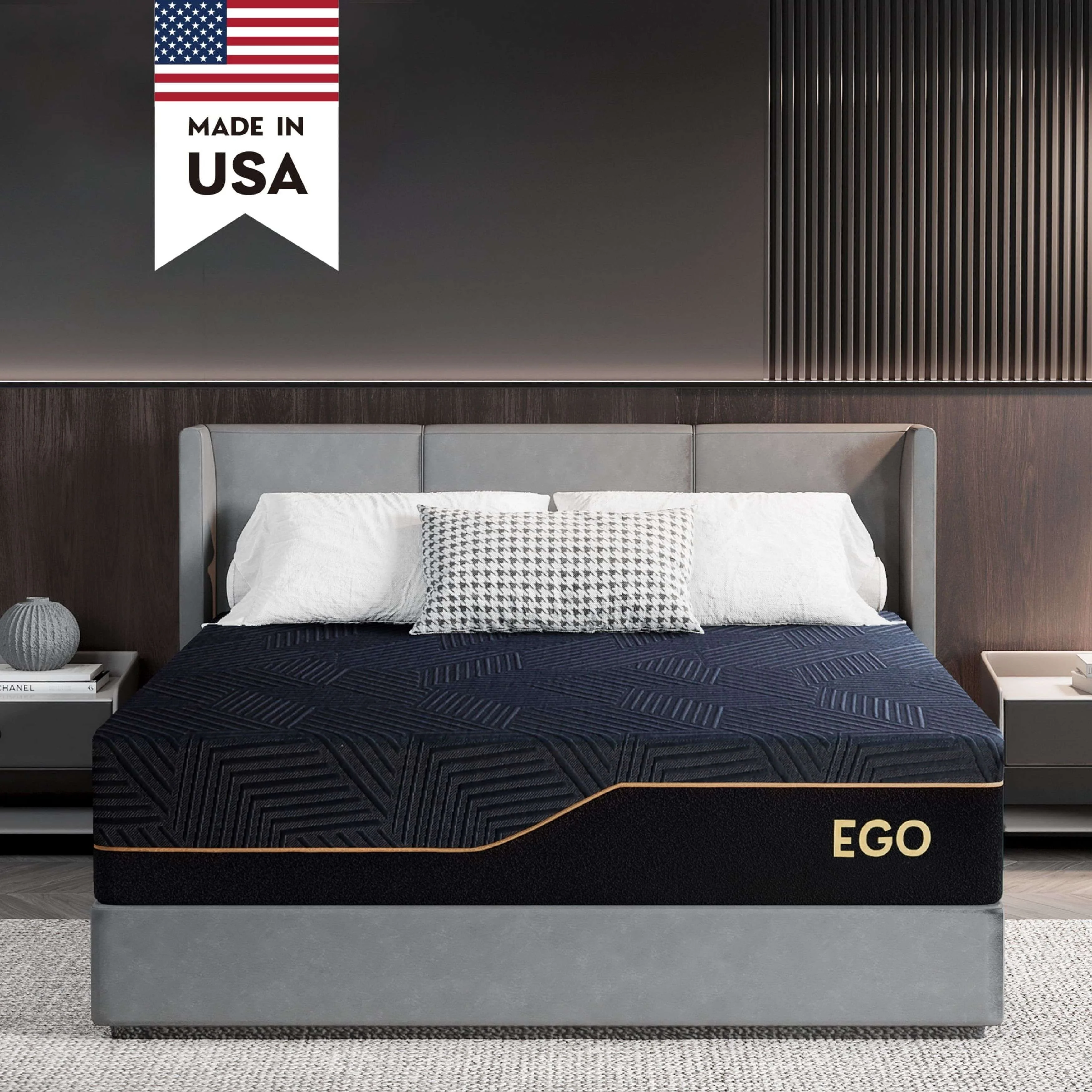 14 Inch Cooling Gel Memory Foam Mattress in a Box California King