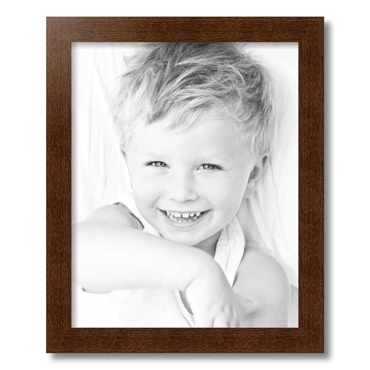 ArtToFrames 16x20 Inch Brown Picture Frame, This Brown Wood Poster Frame is Great for Your Art or Photos, Comes with 060 Plexi Glass (4291)