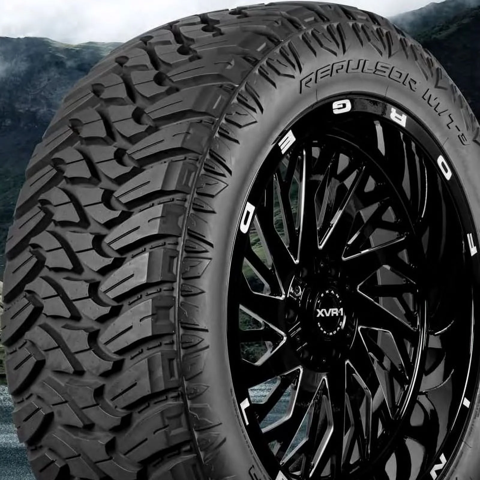 Tire RBP Repulsor M/T III LT 35X12.50R22 Load F 12 Ply MT Mud