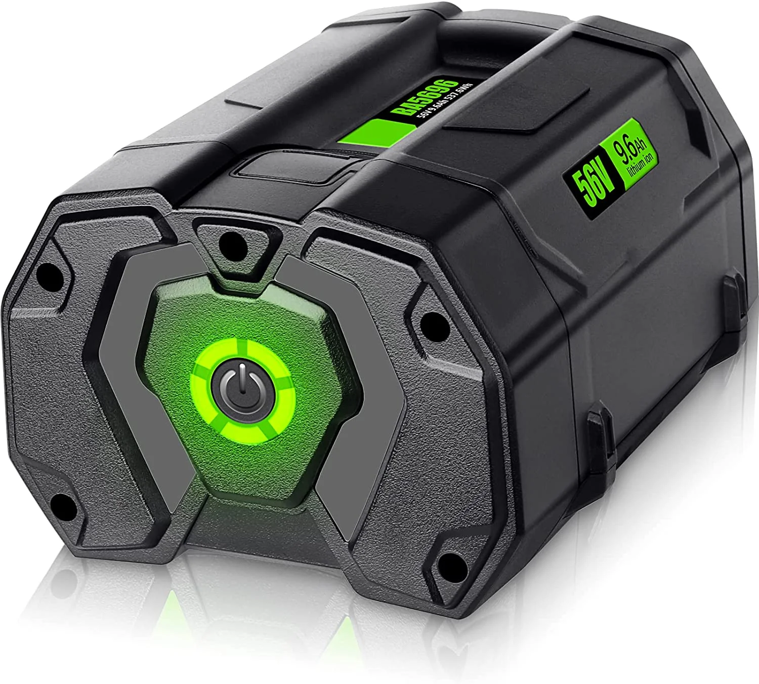 TenHutt 9.6AH Replace Battery for EGO 56V Battery Power+ BA2800T BA4200T 9600mAh Compatible with Snow Blower Trimmer Chainsaw...BA1400T, BA4200, BA2800 BA5600T BA2240 BA1120 with Fuel Gaug