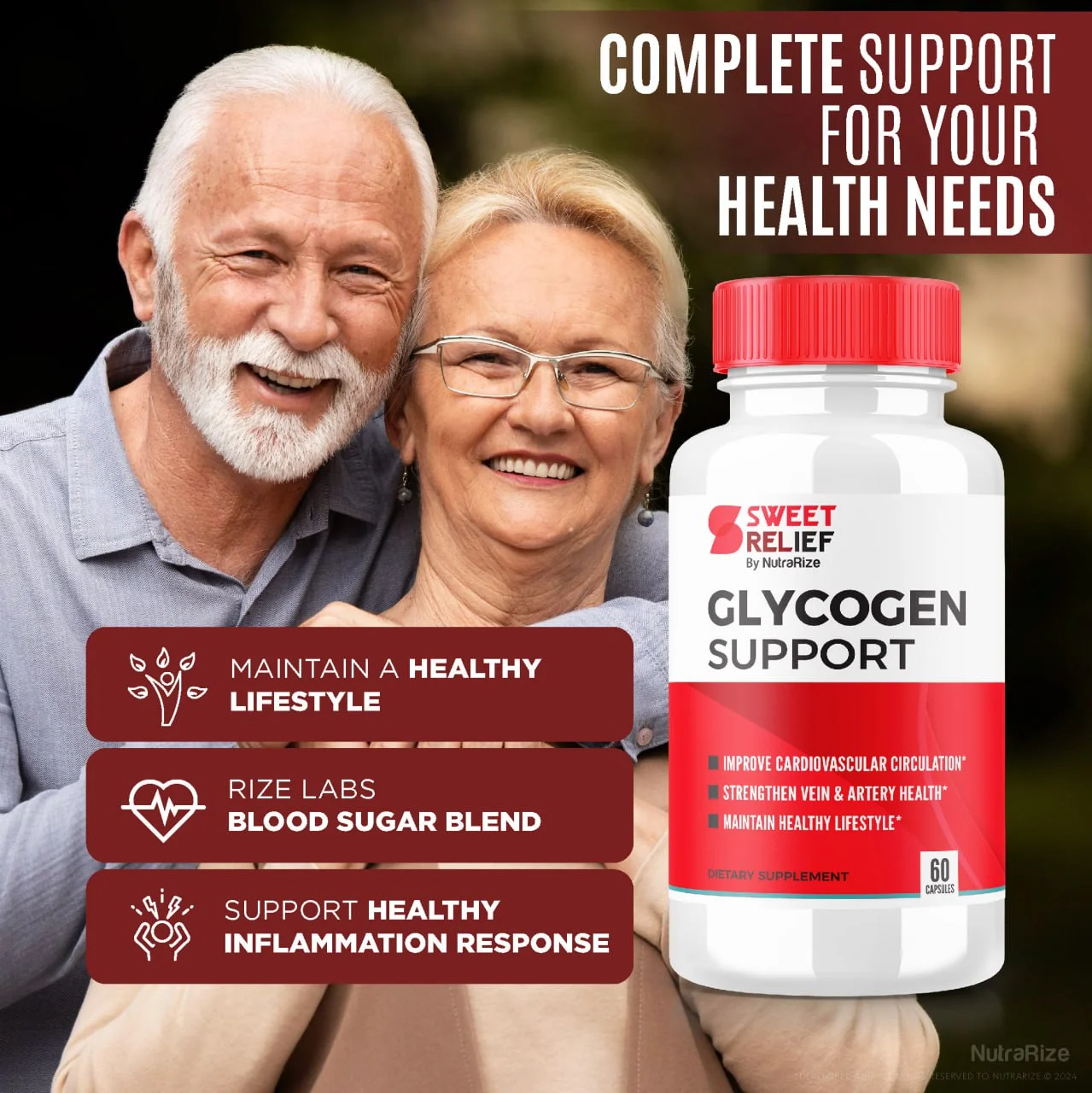 Sweet Relief Glycogen Support, Sweet Relief Capsules to Maintain Healthy Levels, Sweet Relief All-Natural Blood Supplement, Advanced Pills Formula for Overall Wellness, Reviews (60 Capsules)