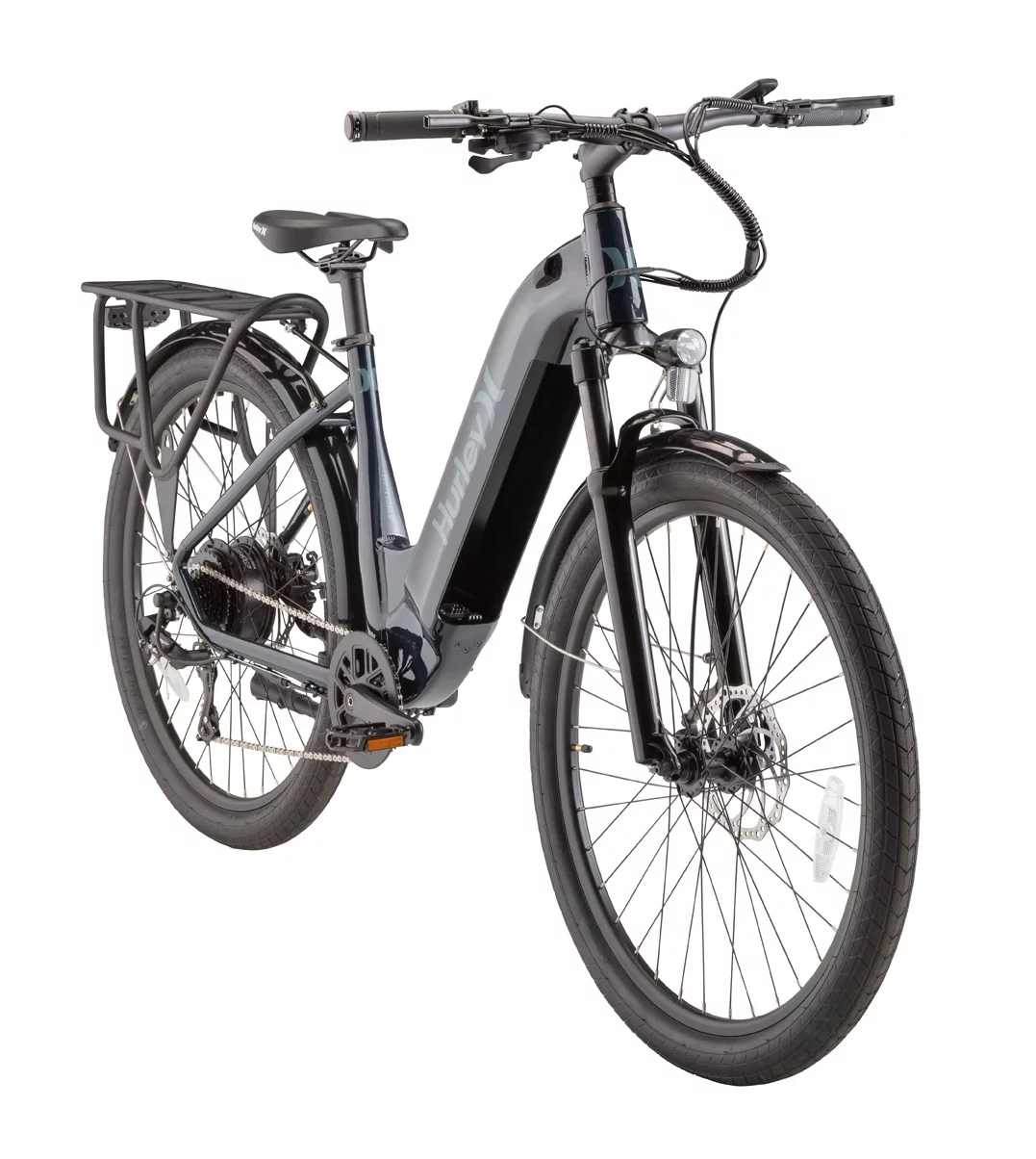 Hurley Swell 4U Suspension Ebike 500 Watt 48 Volt Pedal Assist | 16 Inch, Black