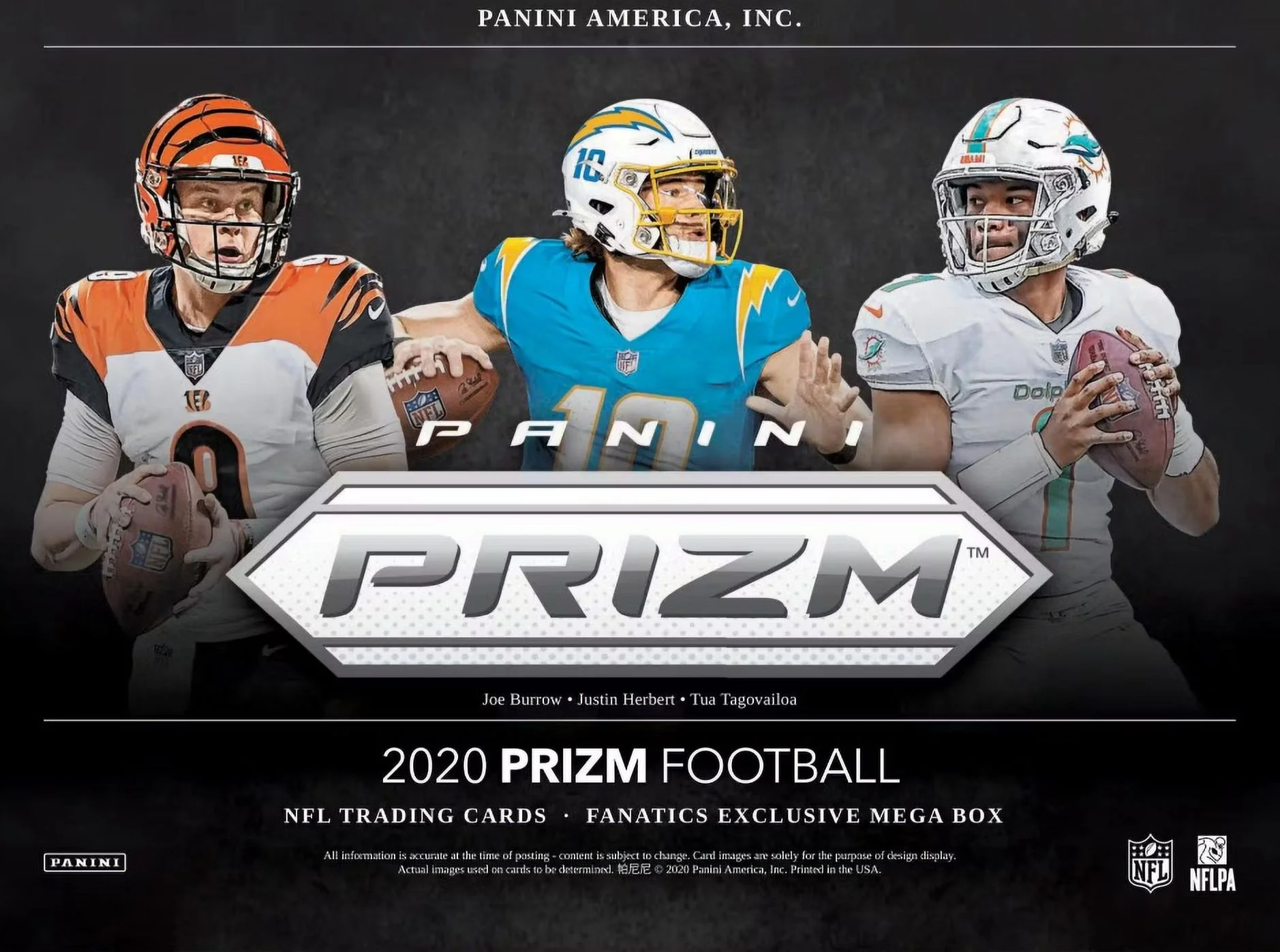 2020 Panini Prizm Football Fanatics Mega Box (Purple Pulsar)