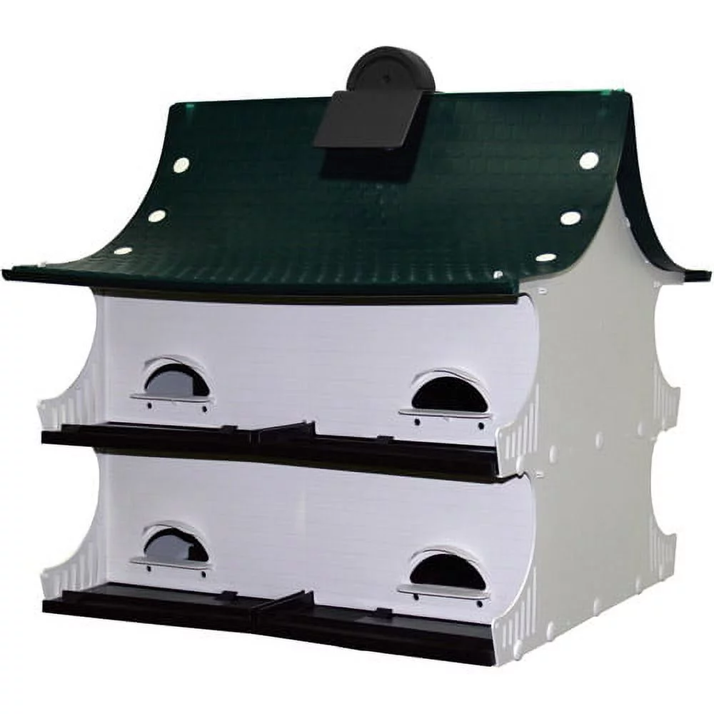 S&K Great 8 Purple Martin House, Green/White/Black