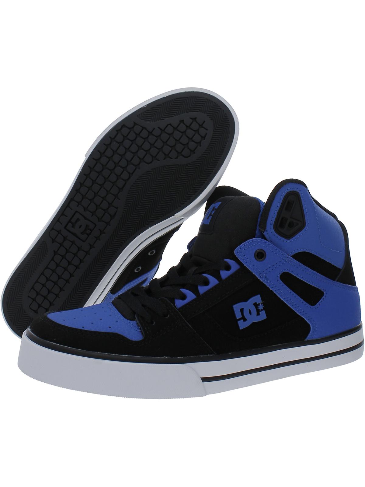 DC Mens Pure High-Top WC Leather Skate Shoes