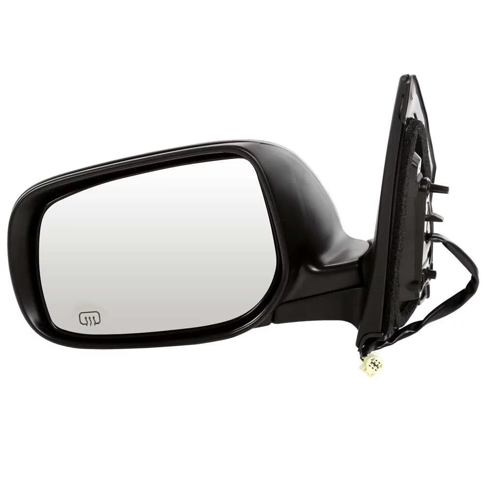 AutoShack Driver and Passenger Mirrors Power Folding Heated Smooth Set of 2 Replacement for 2009 2010 2011 2012 2013 Toyota Corolla 1.8L 2.4L FWD KAPTO1321247PR