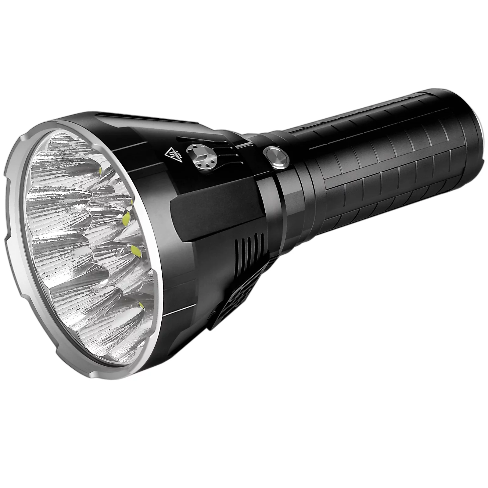 IMALENT MS18 Powerful Flashlight 100000 Lumens, LED Rechargeable Flashlight with OLED Display Cooling Fans 9 Modes Waterproof Tactical Torch for Searching Camping