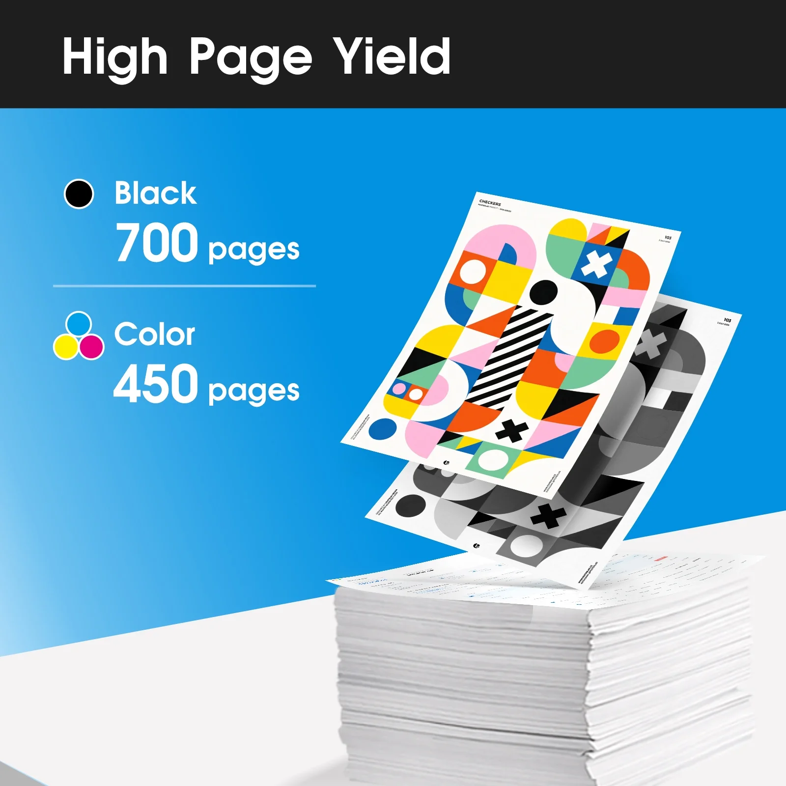 67XL Ink Cartridge for HP 67XL Ink Color for HP Deskjet 2700 2700e 4100e 4155e Envy 6055 6055 6000 6400 6052 6455 Deskjet 4155 4155 2755 2732 2752 2722 Printer Ink