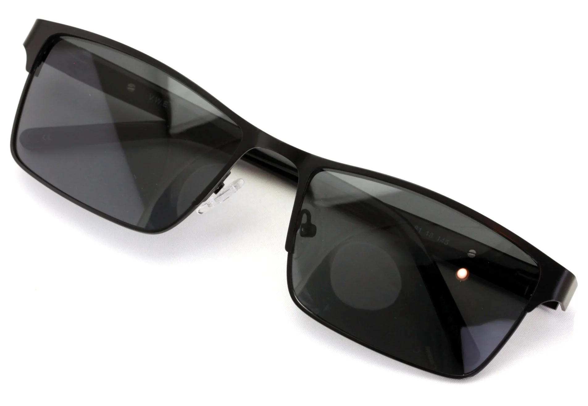 Men Premium Rectangle Metal with Plastic Temple Extra Large Reading Reader Sunglasses - 152mm Wide Frame 100%UV +1.00