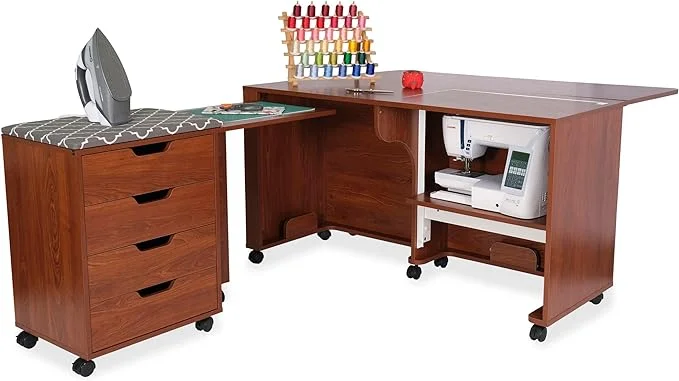 Arrow Laverne & Shirley Sewing Cabinet - Teak