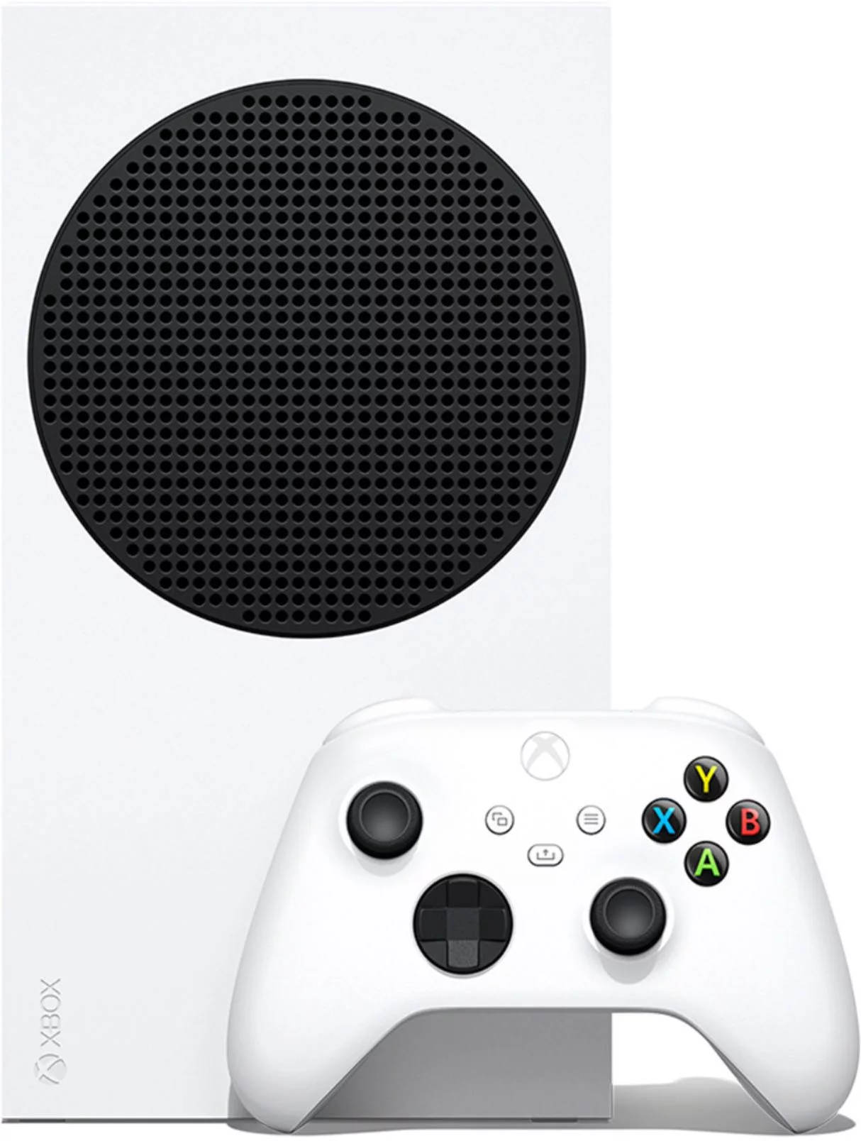Xbox Series S 512GB All-Digital Holiday Bundle Console with Extra Shock Blue Controller, Game Pass Ultimate: 3 Month and Surge StarterPack