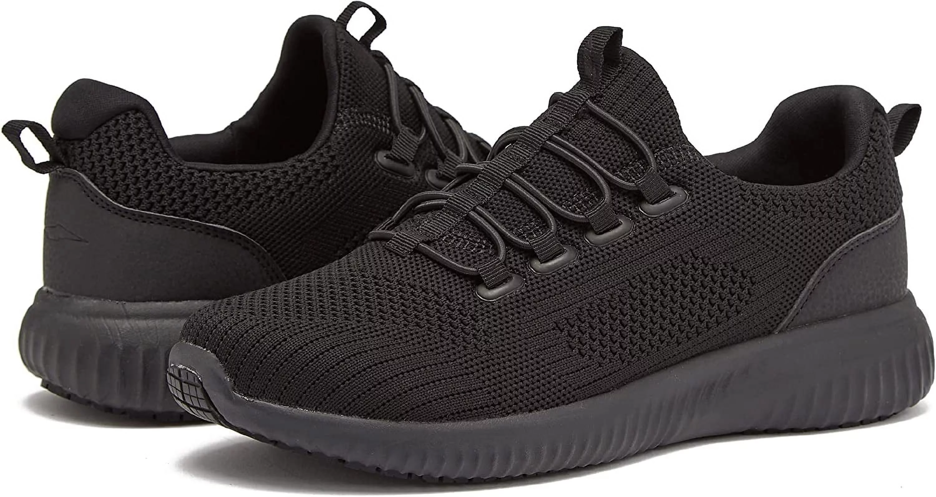 Avia Anchor SR Mesh Slip On Non Slip Shoes for Women, Water Resistant Women's Restaurant, Work & Food Service Sneakers - Black