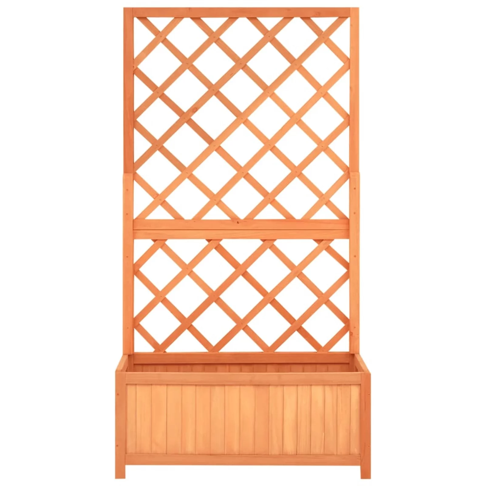 ikayaa Garden Trellis Planter Brown 27.6