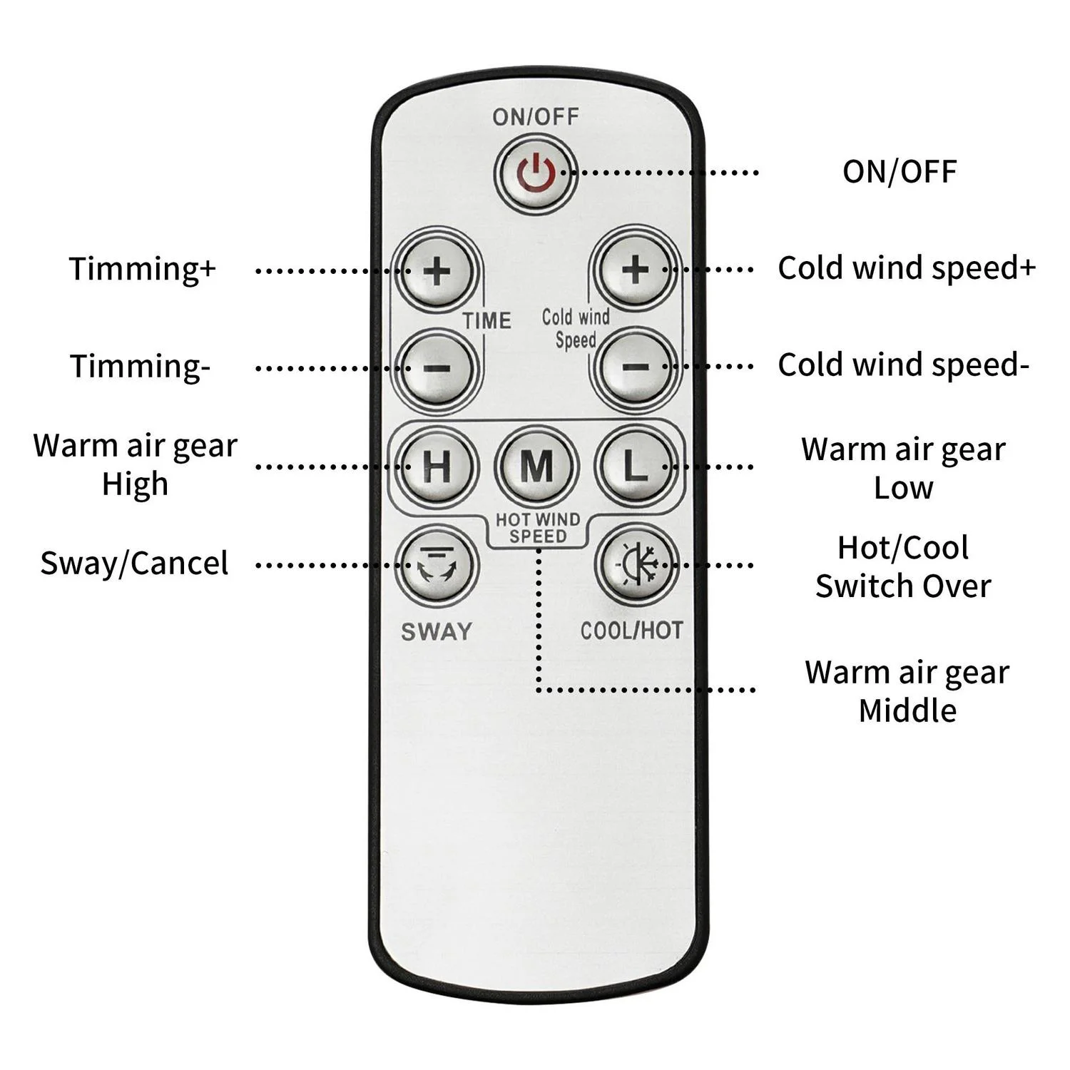 32 in. Bladeless Tower Cool Fan and Heater Fan Combo Ideal For Four Season Available Purple