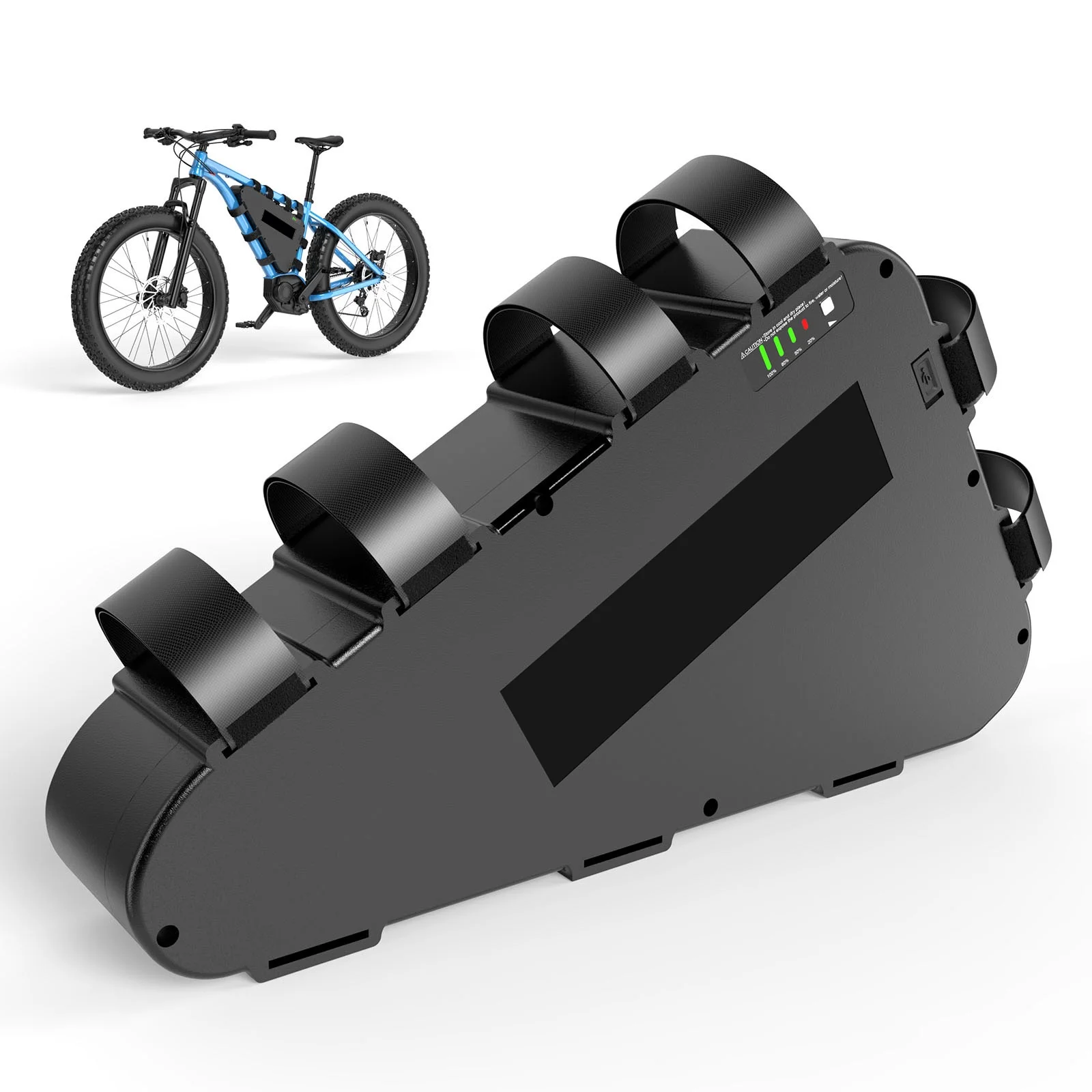 BVSLTUK 52V 20V Ebike Battery Lithium Battery Pack for 200W-2000W Bafang Aw Ancheer Voilamart and Other Motors Electric Bicycle Battery(with charger).