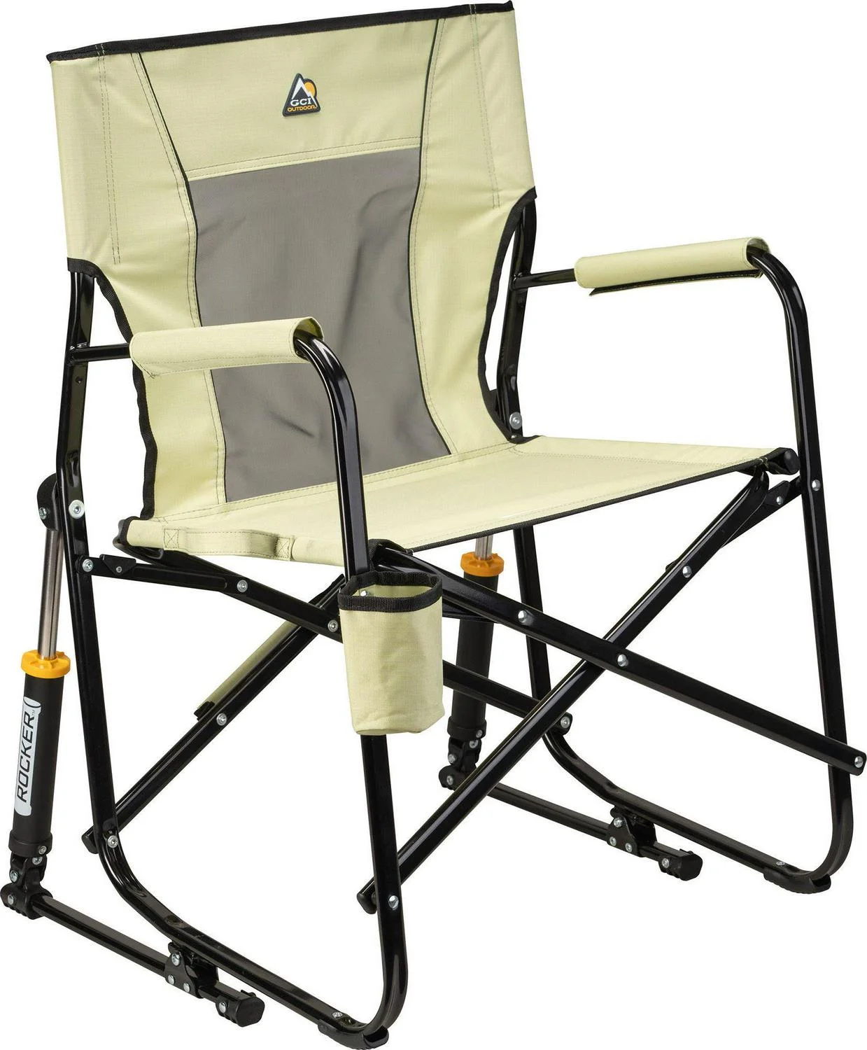 GCI Outdoor Freestyle Rocker Mesh Chair Heathered Red/Black